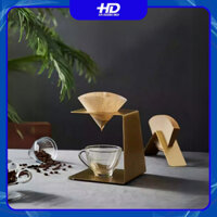 Giá đỡ phin lọc cà phê và giá đỡ giấy lọc cà phê inox 304 cao cấp không gỉ, sang trọng tiện dụng