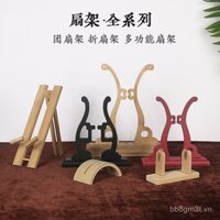 Giá đỡ quạt bằng tre, tay cầm dài, giá đỡ quạt tròn, giá đỡ quạt phong cách Trung Quốc, giá đỡ quạt kiểu cổ, giá đỡ treo bằng tre, giá đỡ quạt gập bằng nhựa có thể tháo rời