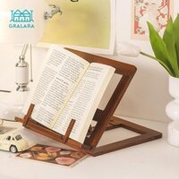 Giá đỡ sách bằng gỗ có thể gập lại Kệ đọc sách hợp thời trang cho bảng Ghi chú sách giáo khoa