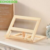 Giá đỡ sách bằng gỗ ECHOEDGE, Giá đỡ sách có thể gập lại thực tế chắc chắn, Giá đỡ máy tính xách tay Giá đỡ đọc sách có thể điều chỉnh di động cho trẻ em Người lớn