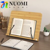 Giá đỡ sách bằng gỗ NUOMI, Giá đỡ đọc sách nhiều chức năng 8 góc nghiêng có thể điều chỉnh, Đọc sách thoải mái nhỏ gọn Chống trượt Giá sách để bàn ổn định Sách giáo khoa