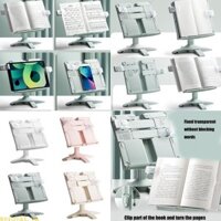 Giá đỡ sách có thể điều chỉnh độ cao góc WER có kẹp giấy cho sách giáo khoa