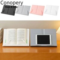 Giá đỡ sách CONOPERY, Giá đỡ máy tính bảng Giá đọc sách để bàn có thể điều chỉnh, Kẹp sách cỡ lớn màu trơn Giá đỡ cố định