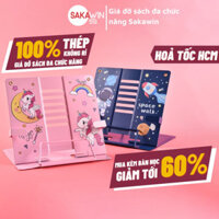 Giá đỡ sách để bàn Go Plus, Giá đỡ Ipad thông minh cho bé Kệ đọc sách chống cận thị, Chất liệu thép - Hàng mới về