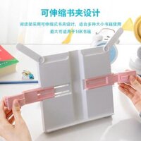 Giá đỡ sách, kẹp sách, đỡ điện thoại, ipad để bàn học Deli - Chống cận thị, chống gù lưng - Thiết kế thông minh tiện dụng dành cho bé - Màu xanh màu hồng - 70531 - Xanh dương