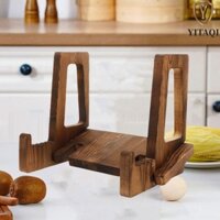 Giá đỡ sách nấu ăn bằng gỗ YITAQI Nhà bếp thực tế thủ công
