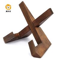 Giá đỡ sách nấu ăn cho quầy bếp Khung tranh bằng gỗ Giá đỡ gỗ màu than để trang trí khay tầng