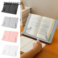 Giá đỡ sách ZAOFAHUA, Giá đỡ máy tính bảng có thể điều chỉnh Giá đọc sách để bàn, Quà tặng Kích thước lớn Kẹp sách màu trơn Giá đỡ cố định