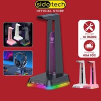 Giá đỡ tai nghe gaming SIDOTECH ONIKUMA ST2 giá treo headphone kèm hub USB led RGB chống trượt