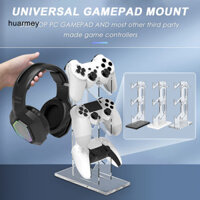 Giá đỡ tai nghe và bộ điều khiển chơi Game HUARMEY Giá đỡ tai nghe điều khiển trò chơi 3 tầng đa năng cho Ps5 / ps4 / switch Pro / xbox Giá đỡ sắp xếp cho phụ kiện chơi Game