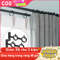 Giá đỡ thanh treo rèm 2 mảnh phụ kiện rèm giá đỡ thanh đôi