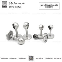 Giá đỡ thanh treo rèm inox lắp tường – Phi 25mm