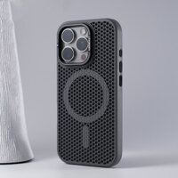 Giá đỡ tích hợp cho lưới tổ ong tản nhiệt từ tính cho iPhone 11 12 13 14 15 16 Pro Max Vỏ cứng 15 Pro Vỏ chống sốc Full 13 Pro Bảo hiểm