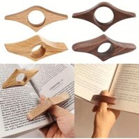 Giá đỡ trang tân binh, 4 gói Bút đánh dấu trang ngón tay cái bằng gỗ bền, Phụ kiện hỗ trợ đọc sách bằng gỗ, Giá đỡ trang cho những người yêu sách, dành cho người đọc làm quà tặng
