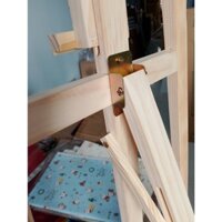 Giá đỡ tranh, giá vẽ tranh gỗ thông cao cấp - KT ngang 40cm x cao 70cm