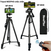 Giá đỡ Tripod NEEPHO 8810 cao 130cm và 8830 cao 150cm có remote bluetooth để điện thoại máy ảnh máy quay phim chắc chắn
