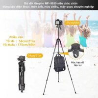Giá đỡ Tripod NEEPHO NP 8850 cao 1.75m - Hàng Cao Cấp - Chắc Chắn để điện thoại máy ảnh máy quay phim máy chiếu