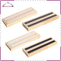 Giá đỡ trưng bày Khay đựng đồ bằng gỗ nguyên khối cho quầy bán hàng