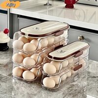 Giá đỡ trứng cuộn tự động TDJLQ, Hộp đựng trứng lăn gia đình cuộn tự động, Tiết kiệm không gian Tủ lạnh dung tích lớn Nhà bếp chuyên dụng