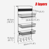 Giá Đỡ Tủ Lạnh Kệ Bên Hông Sidewall Giá Đỡ Đa Năng Vật Dụng Nhà Bếp Gia Đình Nhiều Lớp Tủ Lạnh Bảo Quản Giá Đỡ - 3 layers, 3 layers