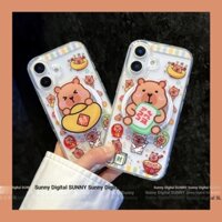 Giá Đỡ Từ Tính Kapibara Mahjong Ốp Lưng Điện Thoại Capybara Năm Mới Từ Tính Thích Hợp Cho iphone 16 15 14 13 11 12 pro max