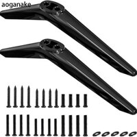 Giá đỡ TV AOGANAKE, có ốc vít Chân đế TV chống trượt, Thay thế Không khoan Đế đỡ chắc chắn cho TCL / Roku