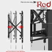 Gía đỡ TV gắn tường 70 inch chịu tải 45 kg MV-70/50