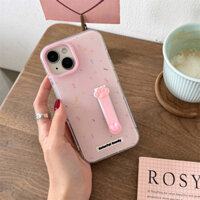 [Giá đỡ vô hình] Ốp lưng iPhone mềm chống sốc bằng silicon cho iPhone 15 14 13 12 11 15 Pro Max Giá đỡ trái tim hình mèo 3D dễ thương Vỏ điện thoại Vỏ điện thoại