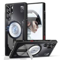 Giá đỡ vô hình sang trọng Hương liệu tản nhiệt Vỏ cứng sạc từ tính cho ZTE Nubia Red Magic 9 Pro 9S Pro + Redmagic 9S Pro Túi khí bên trong Vỏ điện thoại