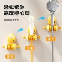 Giá đỡ vòi sen có cốc hút cho trẻ em, gắn tường, có thể điều chỉnh, giá đỡ vòi sen di động, giá đỡ đa năng ACXX