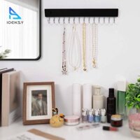 Giá đỡ vòng cổ treo tường Trang trí nội thất Móc cài đặt dễ dàng cho lối vào Tủ quần áo Tủ quần áo Đồ dùng nhà bếp