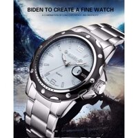 (GIÁ ĐỘC QUYỀN)  ĐỒNG HỒ NAM BIDEN BD01 DÂY THÉP CAO CẤP KHÔNG GỈ ;