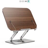 Giá đọc sách đỡ sách Digimix xoay 360 độ, giá để laptop máy tính bảng điện thoại đọc sách chống cận thị và gù lưng