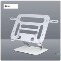 Giá đọc sách đỡ sách xoay 360 độ của Digimix kiêm giá để laptop đọc sách chống cận thị và gù lưng từ hợp kim nhôm.