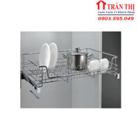 Giá Đựng Bát Đĩa inox Bóng Nan Tròn Vuông CR-61 -TG