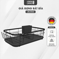 Giá đựng bát đũa Lebenlang LBL5566, kệ đựng chén đĩa đa năng có khe thoát nước thông minh, thép cacbon – hàng chính hãng