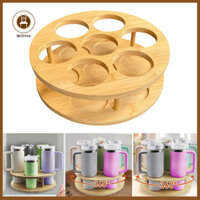 Giá Đựng Bình Nước Wilitto Giá Đựng Cốc Chắc Chắn Giá Đựng Rượu Bằng Gỗ Xoay Giá Đựng Cốc Dễ Dàng Lắp Đặt Hộp Đựng Rượu Với Thiết Kế Xoay Mịn Burr Cho Đông Nam