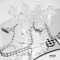 Giá đựng bông trang điểm Vương miện trong suốt 5x6x7