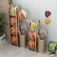 Giá đựng các loại bóng,vợt đánh tennis(đặt hàng ib shop)