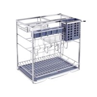 Giá đựng chai lọ gia vị dao thớt Grand X XK.25S/30S/35S/40S Inox Sus304 nan dẹt - Hàng chính hãng