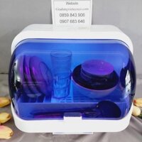 Giá Đựng Chén Bát Khử Trùng Bằng Tia Cực Tím, Máy Sấy Bát Đĩa Sấy Khô Tự Động Cho Gia Đình