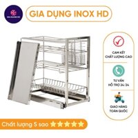 Giá đựng dao thớt 💥 GIÁ CỰC TỐT 💥  giá nhà bếp inox 304 ray bắt đáy để dao, thớt, nắp vung, đũa  hàng gia công