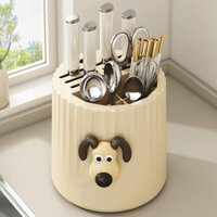 Giá Đựng Dao Xoay Giá Đựng Đũa Đa Năng Ống Đựng Thìa Mặt Bàn Bếp Giá Đựng Dao Đựng Đũa Lồng Đựng Đồ Tích Hợp