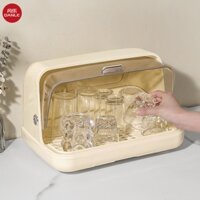 Giá đựng đồ Đựng Chén Dĩa Có Nắp Đậy Tiện Lợi Dành Cho Nhà Bếp