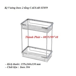 Giá đựng đồ phòng tắm inox Caesar ST830V