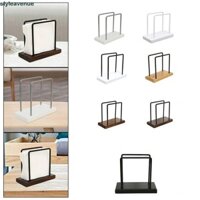 Giá đựng khăn giấy STYLEAVENUE, Đế gỗ Giá đựng khăn ăn dọc, Giá đỡ khăn giấy đứng chắc chắn chống trượt Tiết kiệm không gian Giá đỡ trang trí nội thất
