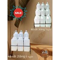 giá đựng lọ sốt chai vuông (8x8cm),chai siro monin,torani...