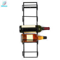 Giá Đựng Rượu Treo Tường blesiya - Giá Treo Khăn Chai Rượu, 5 Giá Đựng Chai Rượu Kệ Treo Tường Giá Đựng Rượu Và Khăn