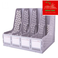 Giá đựng tài liệu 4 ngăn Deli 9846