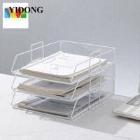 Giá đựng tài liệu hồ sơ MMULCK khổ A4 bằng sắt để bàn phong cách đơn giản sắp xếp gọn gàng